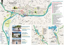 Carte touristique de Pontivy/Rohan/St-Aignan