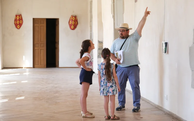 Visite les enfants au chateau de Pontivy